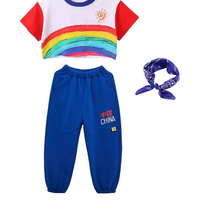 WOMAN 975 RAINBOW T+ BLUE 806 PANTS + BLUE SEAT